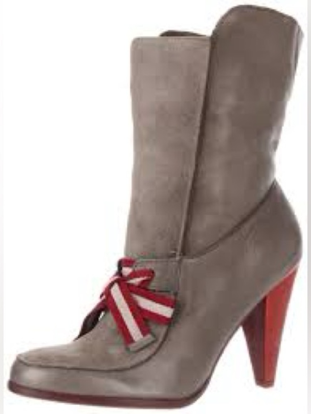 Poetic License Gray Headliner
Leather Suede Booties Size 40.5